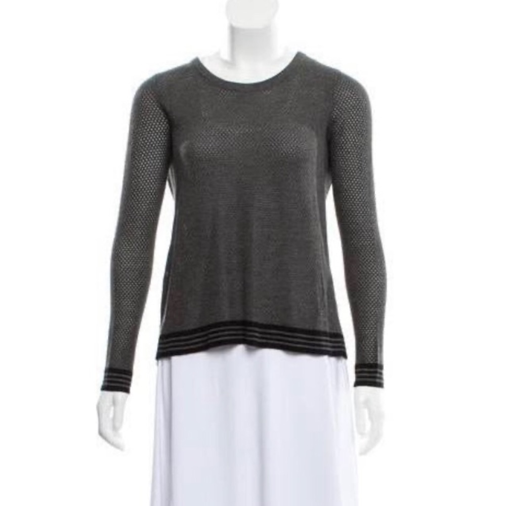 Rag And Bone Gray Open Back Sweater - image 1